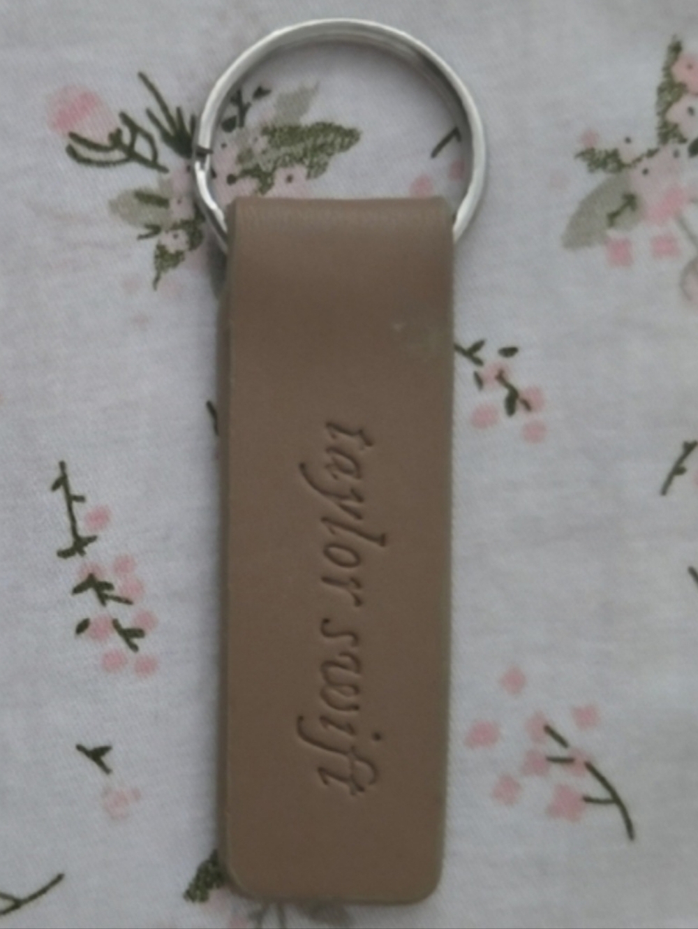 Taylor Swift Seven Lyric Keychain